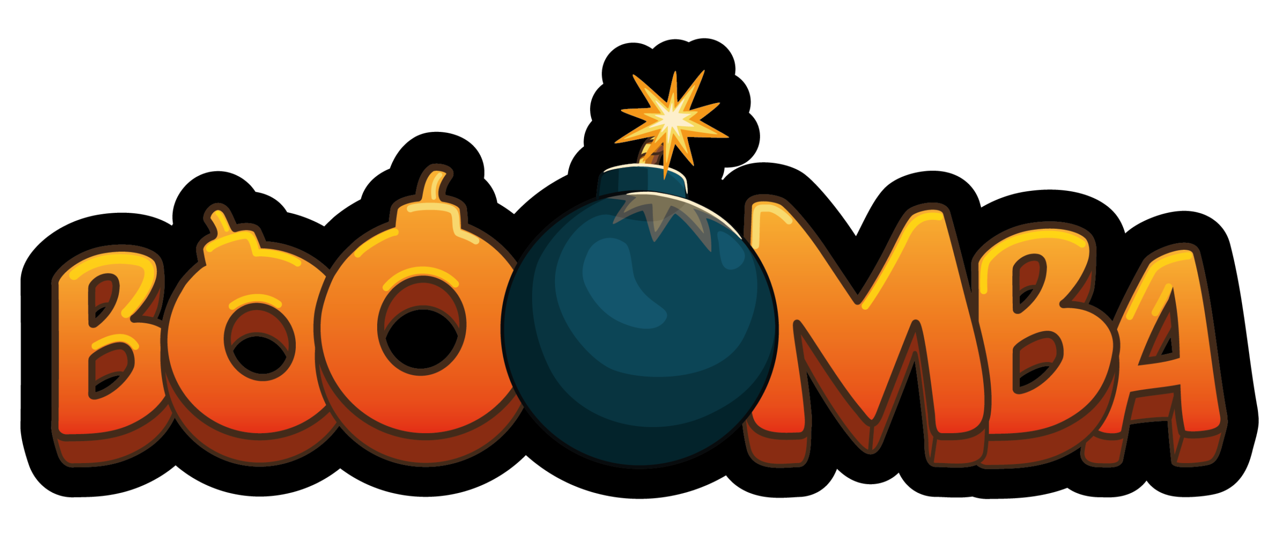 Logotipo del juego de cartas BOOOMBA