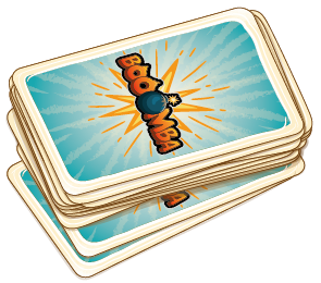 Mazo de cartas de BOOOMBA